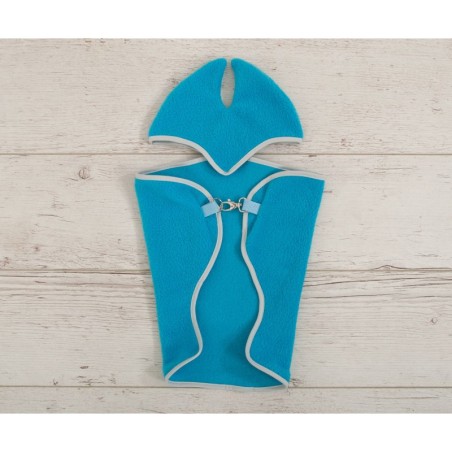 A3 hobihobuse fliistekk + kõrvad, türkiis