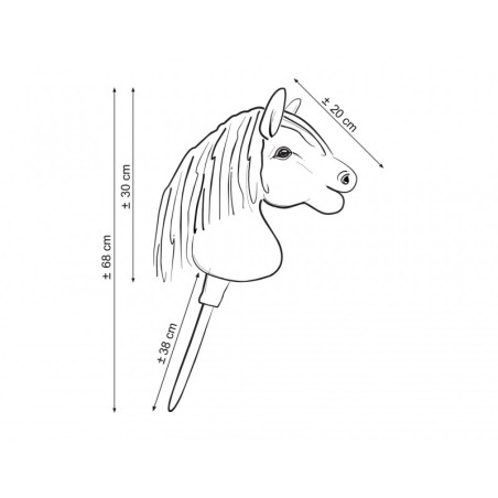 Kepphobune Premium - dark bay horse A4