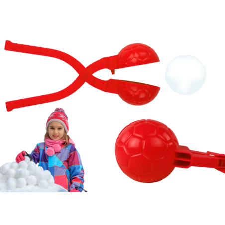 Lumepallide tegija, punane, 5 cm