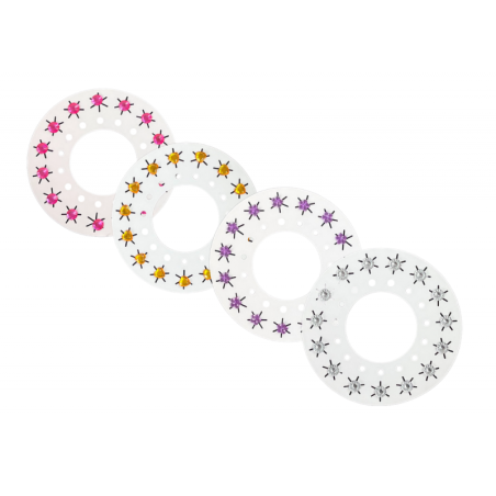 Sädelevate teemantidega juuksekaunistuste ja -tarvikute komplekt