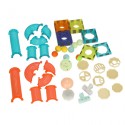 Magnetklotsid, pallirada, tuled, 49 osaline