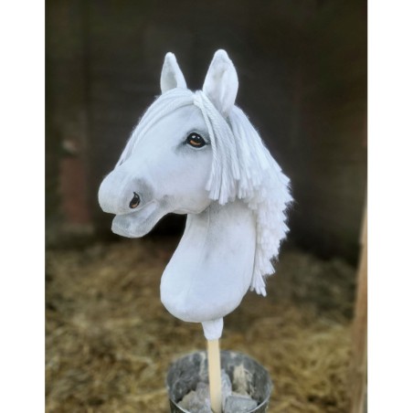 Kepphobune Premium - valge hobune valge lakaga A3