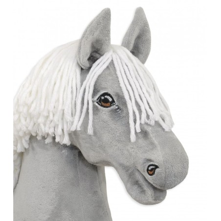 Kepphobune Premium - hall hobune valge lakaga A3