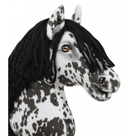 Kepphobune Premium - täpiline hobune musta lakaga A3