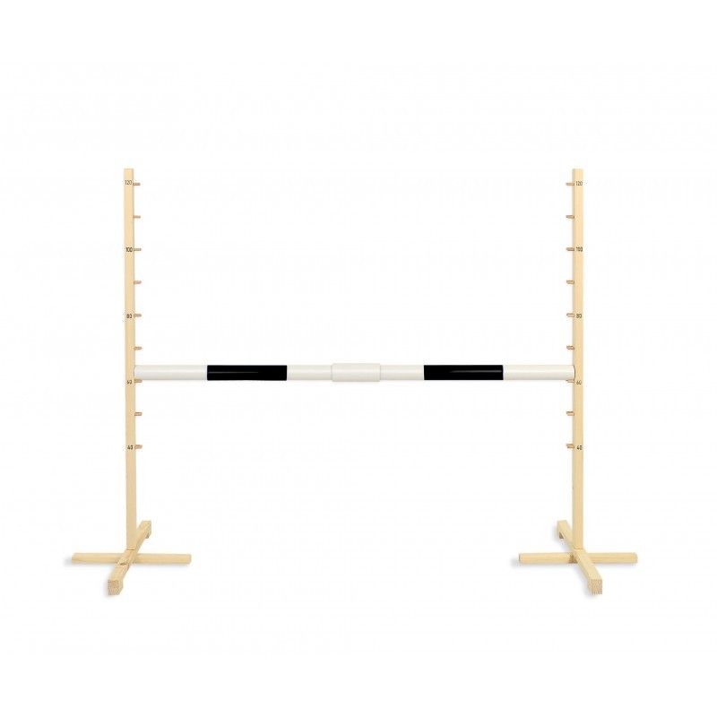 Hüppetakistus hobihobusele 160cm, kõrgus 120 cm, tala must