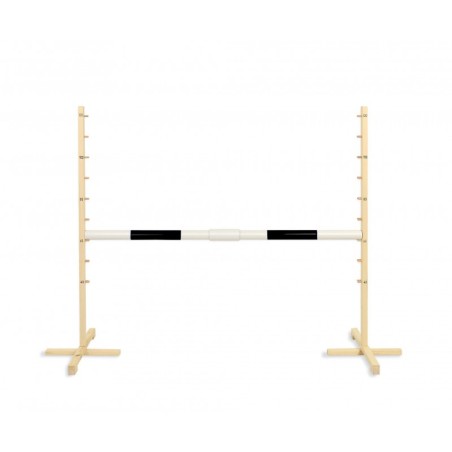 Hüppetakistus hobihobusele 160cm, kõrgus 120 cm, tala must