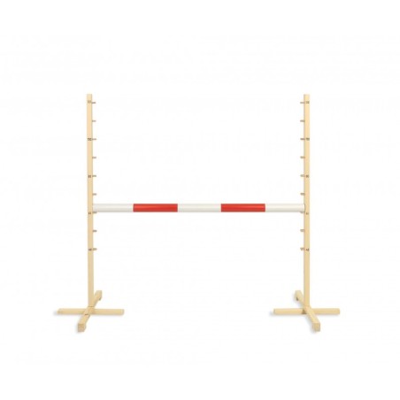 Hüppetakistus hobihobusele 120cm, tala punane