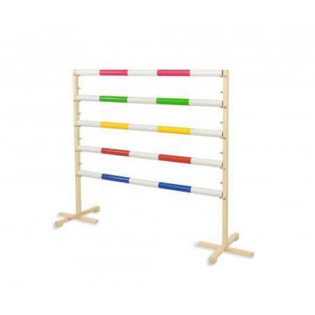 Hüppetakistus hobihobusele 120cm, tala punane