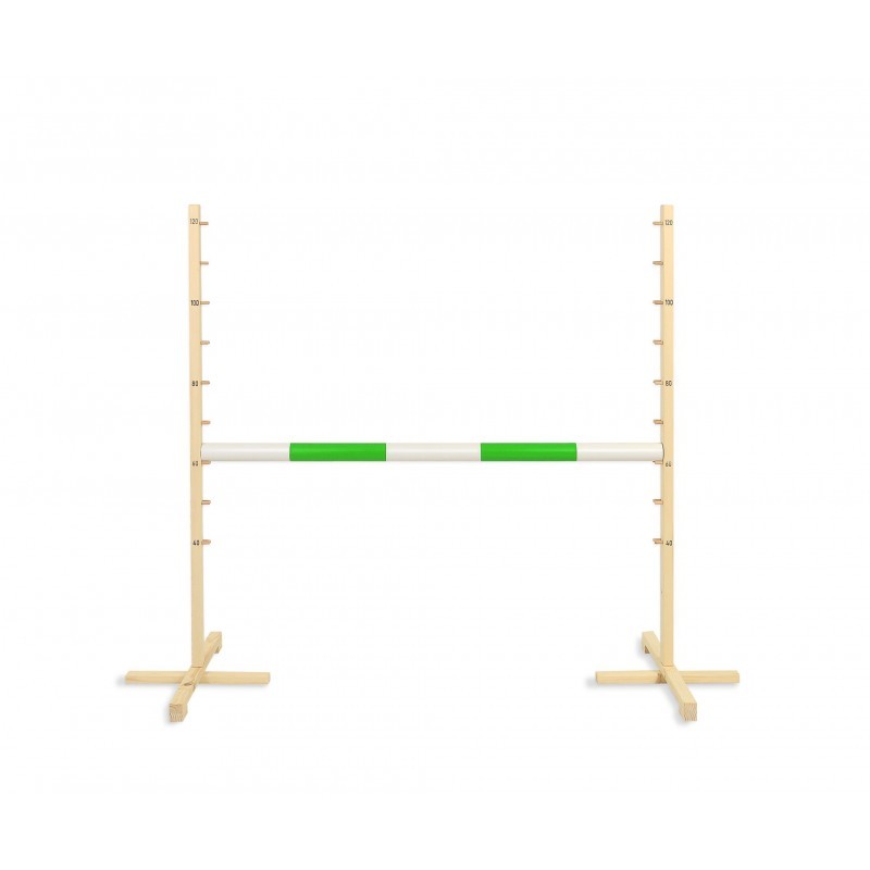 Hüppetakistus hobihobusele 120cm, tala roheline