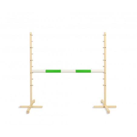 Hüppetakistus hobihobusele 120cm, tala roheline