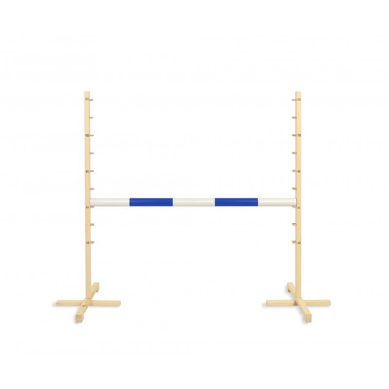 Hüppetakistus hobihobusele 120cm, tala sinine