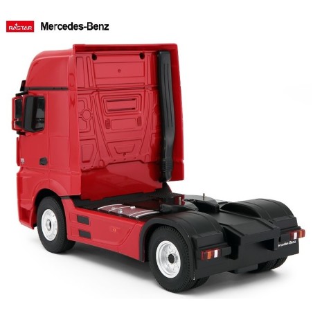 RC puldiga auto Rastar 74920 Mercedes-Benz Actros 1:26 punane