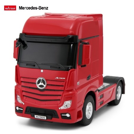 RC puldiga auto Rastar 74920 Mercedes-Benz Actros 1:26 punane
