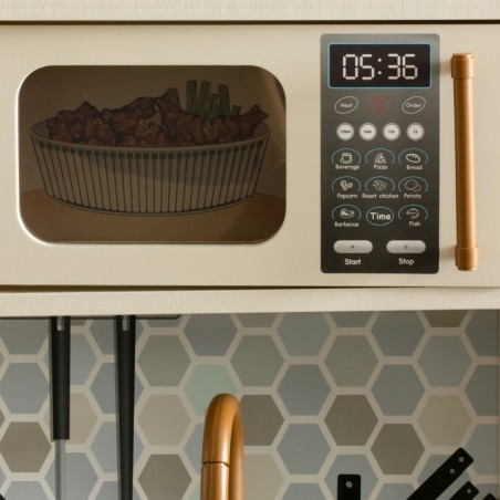 Suur puidust mänguköök lastele, beež