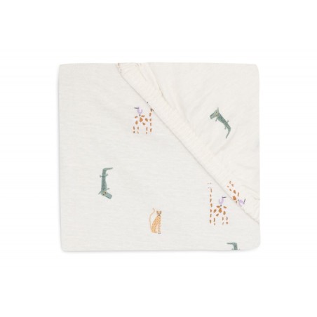 Kummiga voodilina Jersey 60x120cm Jungle Jambo