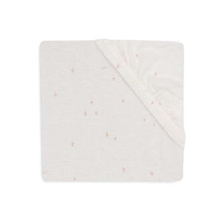 Kummiga voodilina Jersey 60x120cm Twinkling - Wild Rose