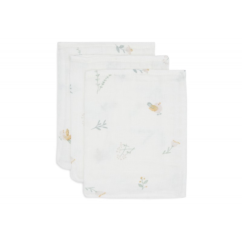 Beebilapid musliin 15x20 cm - 3 tk - Lovely Birds