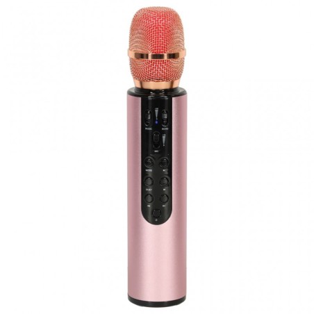 Bluetooth karaoke mikrofon, roosa