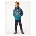 Laste softshell jope fliisvoodriga Slim, Cobalt, Dinosaurs