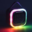 Kaasaskantav USB bluetooth karaoke kõlar mikrofonidega LED, kreem