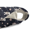 Magamiskott jalaotstega TOG 2,5 XS (6-12 kuud) Space teddy DARK