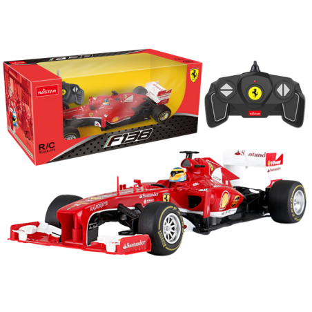RC puldiga auto 1:18 Rastar Bolid Ferrari F1 Red