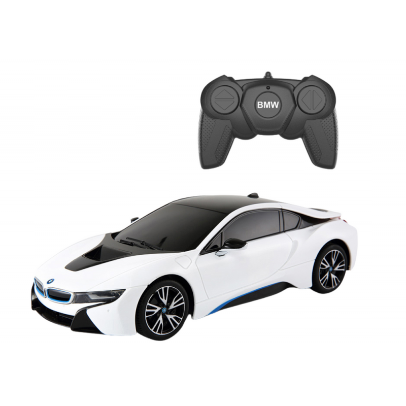 RC puldiga auto 1:18 Rastar BMW I8 valge