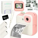 Termoprinteriga fotokaamera 1GB 24mpx, roosa