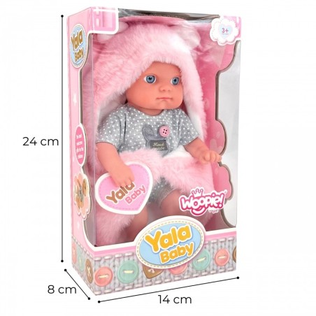 Beebi nukk pehme tekiga, 23 cm