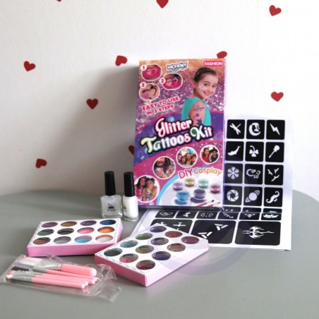 ART&FUN glitter tattoo komplekt