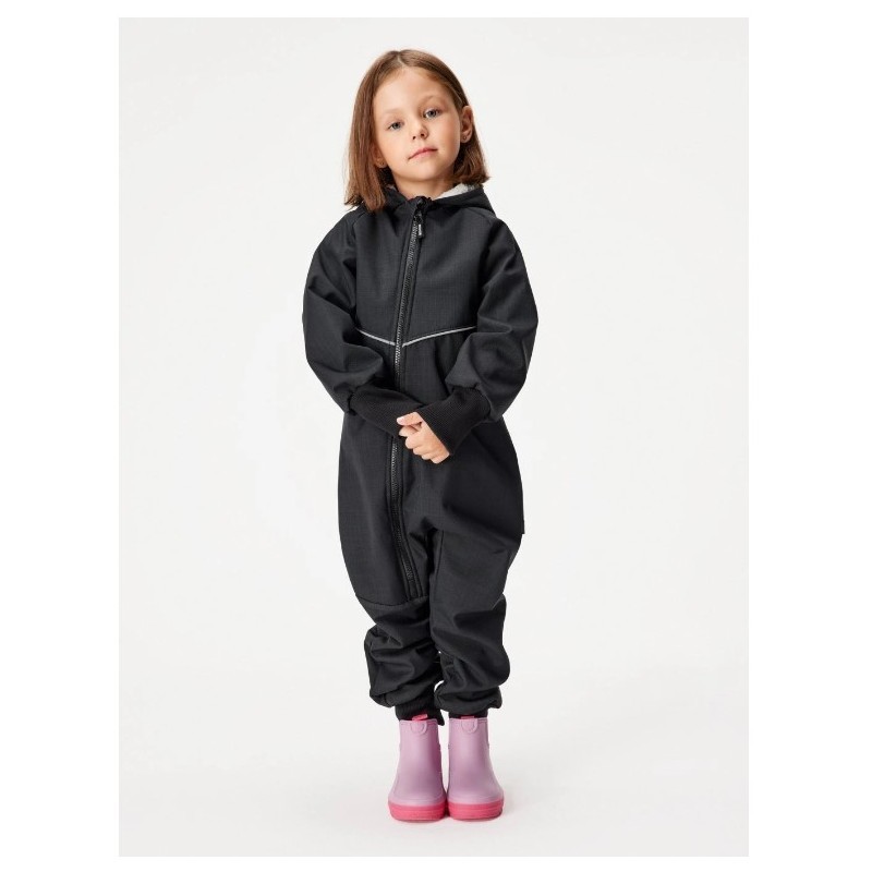 Laste softshell kombe sooja voodriga, Black Tan