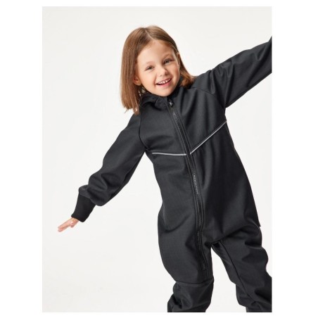 Laste softshell kombe sooja voodriga, Black Tan