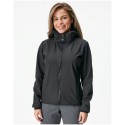 Naiste softshell jope fliisvoordiga Slim, must