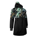 Naiste softshell mantel, must/Leaves and Twigs