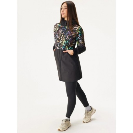 Naiste softshell mantel, must/Autumn Berry