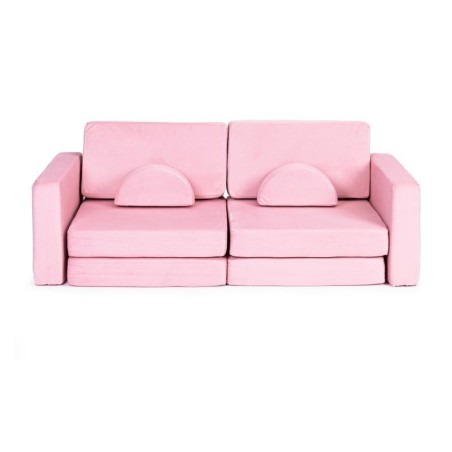 Kahekohaline mooduldiivan lastele, 10 osaline, roosa