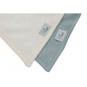 Bandana beebipõll, 2 tk, Velvet Rib - Sea Green/Ivory