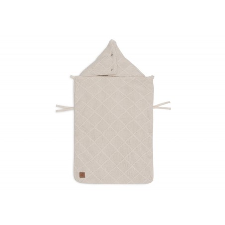 Soojakott turvahälli 0+ 3/5 points Check Knit - Oatmeal
