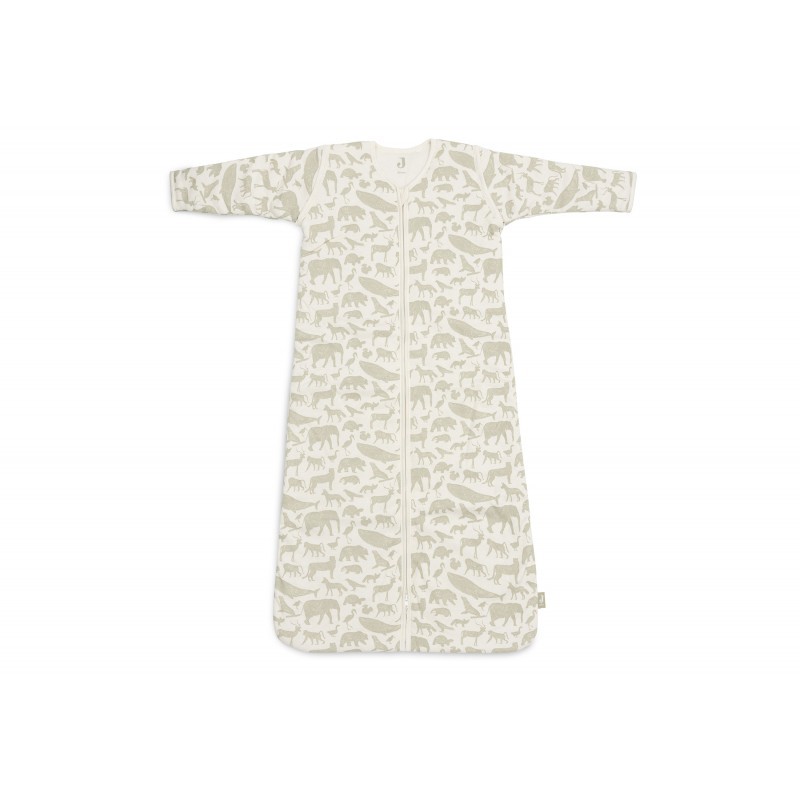 Magamiskott, 90 cm, eemaldatavad varrukad, Animals - Olive Green