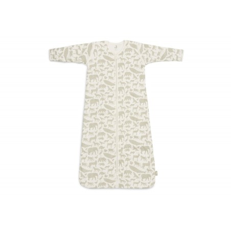 Magamiskott, 90 cm, eemaldatavad varrukad, Animals - Olive Green