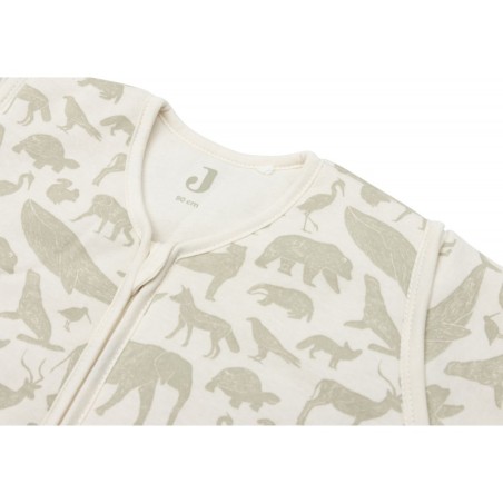Magamiskott, 90 cm, eemaldatavad varrukad, Animals - Olive Green