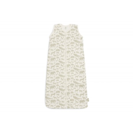 Magamiskott, 90 cm, eemaldatavad varrukad, Animals - Olive Green