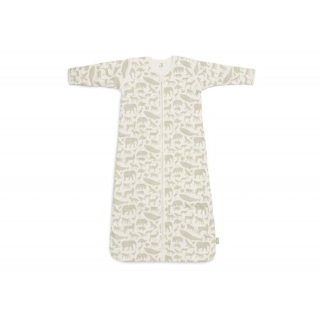 Magamiskott, 70 cm, eemaldatavad varrukad, Animals - Olive Green