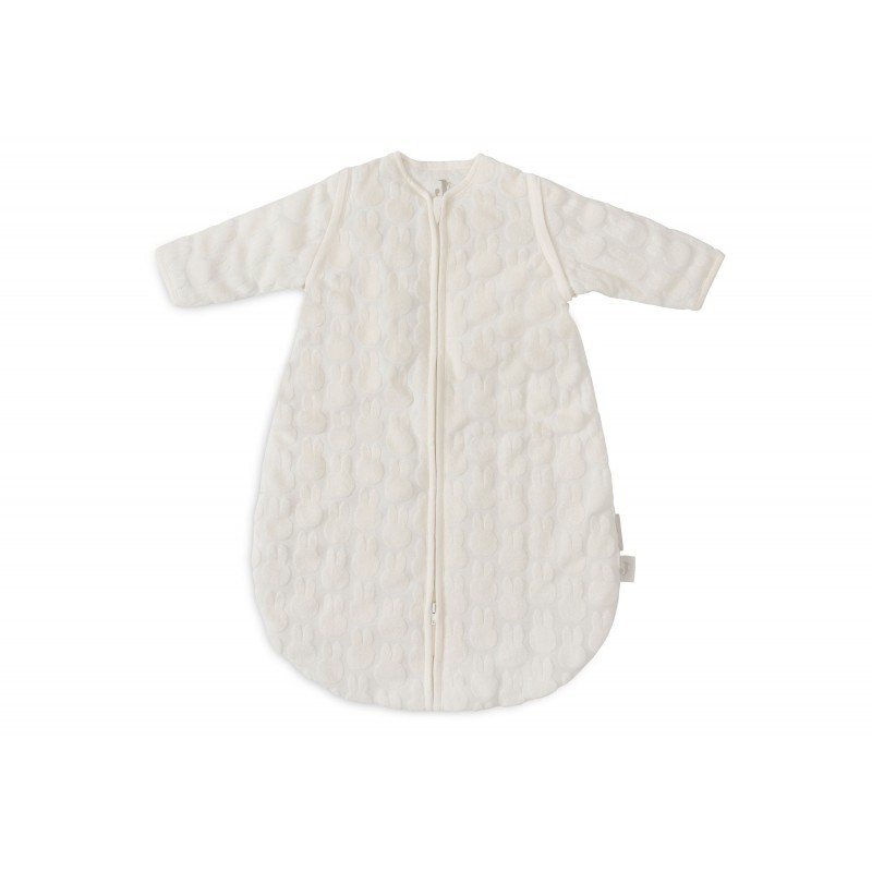 Beebi magamiskott eemaldatavad varrukad, 60cm Miffy Jacquard - Ivory