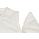 Beebi magamiskott eemaldatavad varrukad, 60cm Rib - Ivory