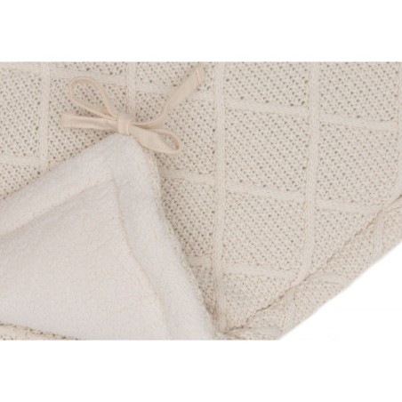 Voodipehmendus 180x30cm Check Knit - Oatmeal