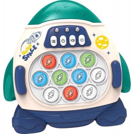 POP IT elektrooniline arkaadmäng, rakett, sinine