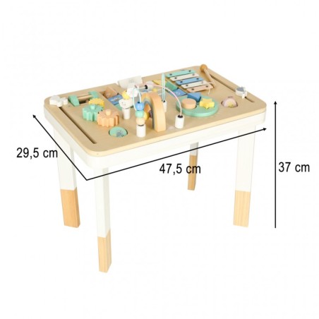 Montessori tegeluslaud värviline