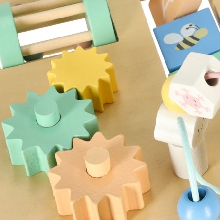 Montessori tegeluslaud värviline