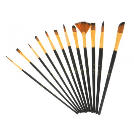 Pintslite komplekt, 12 tk